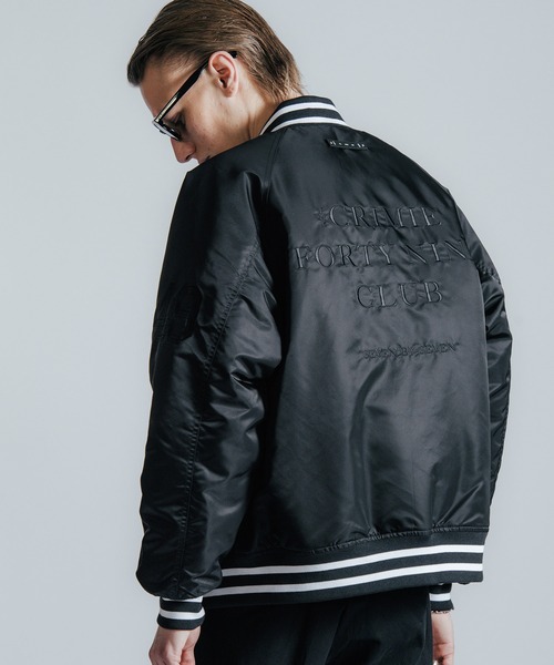 CRIMIE（クライミー） ブルゾン アウター NYLON STADIUM BOMBER JACKET