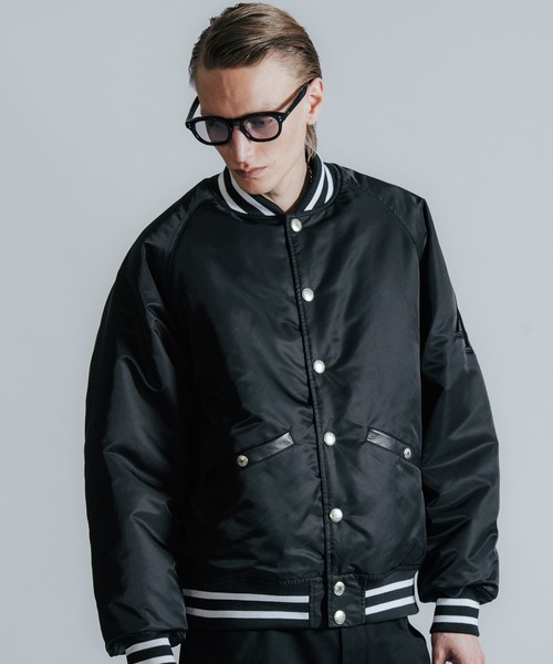 CRIMIE（クライミー） ブルゾン アウター NYLON STADIUM BOMBER JACKET