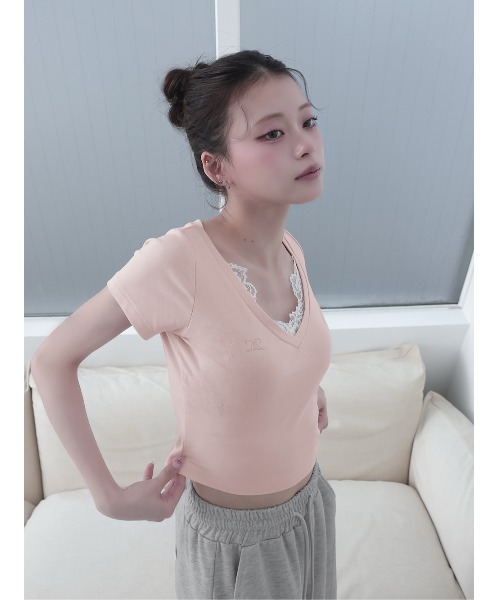 ダーリッチ　半袖Tシャツ　ホワイト Darich（ダーリッチ） 半袖Tシャツ FREE ホワイト レディース