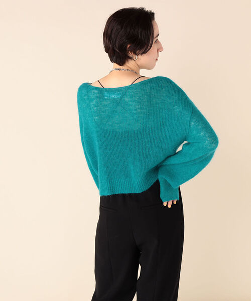 「NOLLEY'S Sophi」 長袖ニット 38 グリーン レディース_画像9