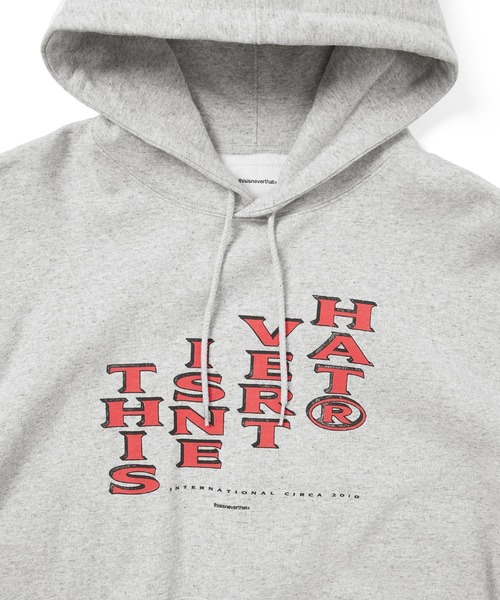thisisneverthat（ディスイズネバーザット） パーカー Vertical Logo