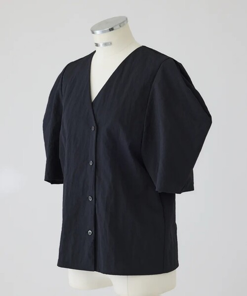 RIM.ARK ブラウス シャツ 「RIM.ARK/リムアーク」Volume sleeve v-neck