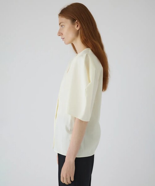 RIM.ARK ブラウス シャツ 「RIM.ARK/リムアーク」Volume sleeve v-neck