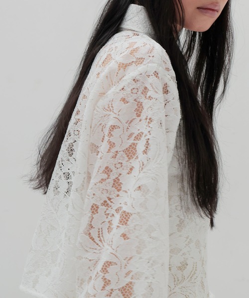 DRESSLAVE（ドレスレイブ） ブラウス シャツ flower lace short blouse