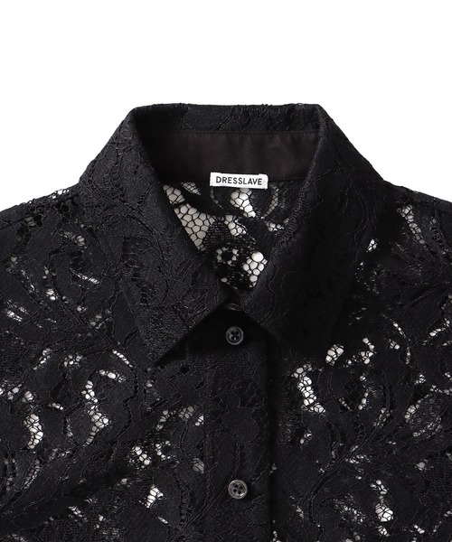 DRESSLAVE（ドレスレイブ） ブラウス シャツ flower lace short blouse