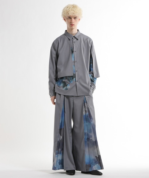 HARE（ハレ） ワイドパンツ パンツ 「SET UP対応」SHINOBIタックワイド