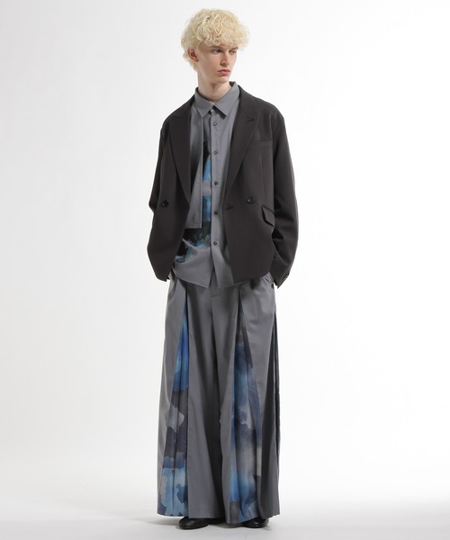 HARE（ハレ） パンツ 「SET UP対応」SHINOBIタックワイドパンツ(HARE