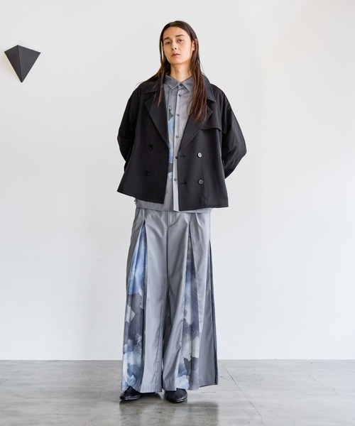 HARE（ハレ） パンツ 「SET UP対応」SHINOBIタックワイドパンツ(HARE