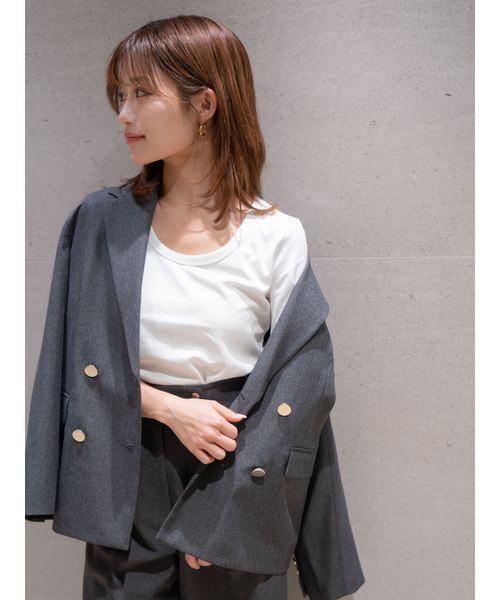 SNIDEL（スナイデル） tシャツ UネックTシャツ レディース : ZOZOTOWN