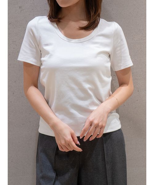 SNIDEL（スナイデル） tシャツ UネックTシャツ レディース : ZOZOTOWN