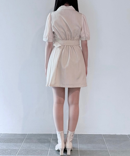 「NOMAE」 半袖ワンピース FREE ブラック レディース_画像4