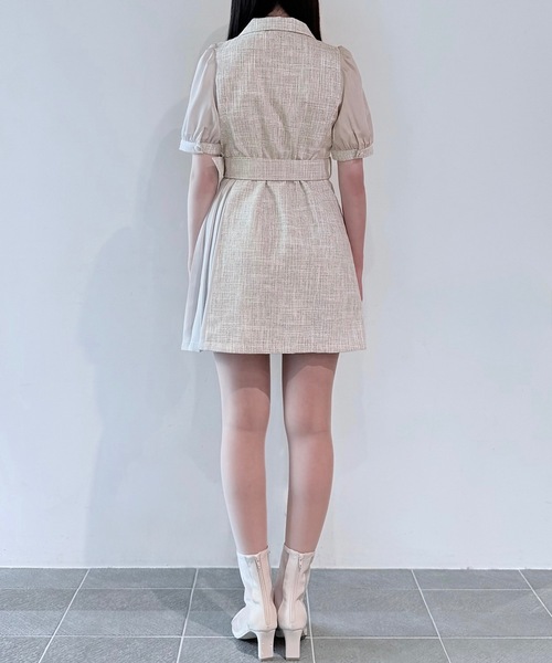 「NOMAE」 半袖ワンピース FREE ブラック レディース_画像5