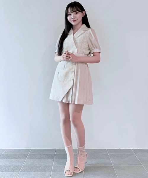 「NOMAE」 半袖ワンピース FREE ブラック レディース_画像6