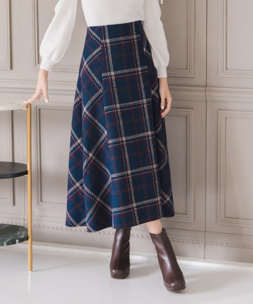 CHANEL　サイド　ライン　ネイビー　お洒落　スカート　ミディ丈　上品 楽天市場】 フレアスカート レディース ミディ丈 ポンチ 上品 きれいめ