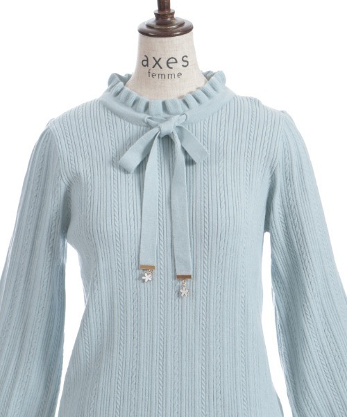 axes femme（アクシーズ ファム） ニット セーター 機能付チャーム