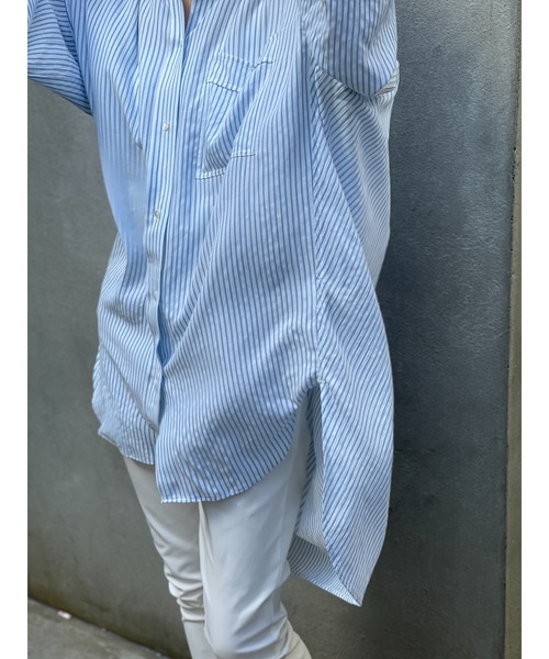 本日限定価格ビアズリーBEARDSLEY プリーツシャツ定価19800円