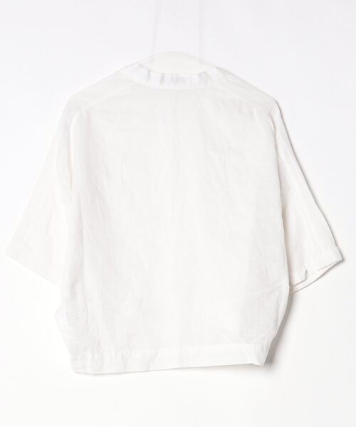 「blanc basque」 半袖ブラウス 38 ホワイト レディース_画像2