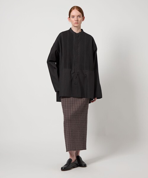 Pheeta シャツ ブラウス　黒 Pheeta（フィータ） ブラウス シャツ 「Pheeta」Trinity クロップド