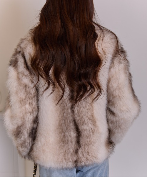 pumpkin port（パンプキンポート） コート アウター MIXカラーフェイク