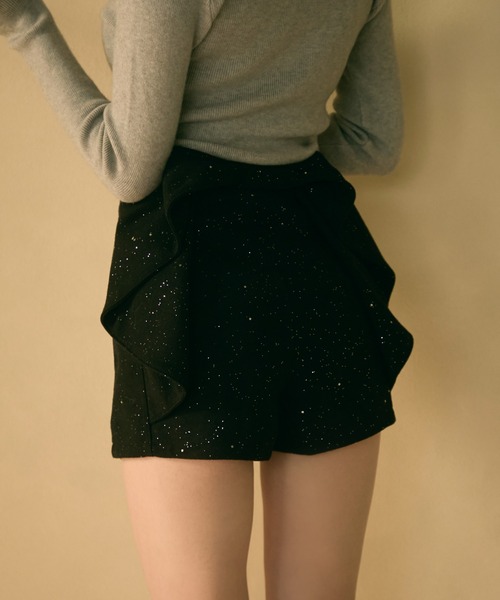 TITTY＆CO.（ティティーアンドコー） パンツ バックリボンラメショート