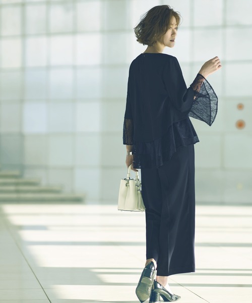 「RUIRUE BOUTIQUE」 セットアップ L ネイビー レディース_画像3