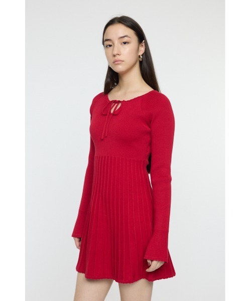 MOUSSY（マウジー） ワンピース PICO RIBBON ミニドレス : ZOZOTOWN