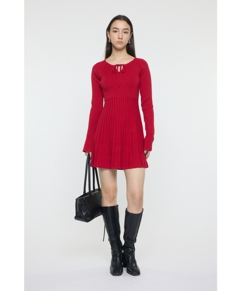 MOUSSY（マウジー） ワンピース PICO RIBBON ミニドレス : ZOZOTOWN