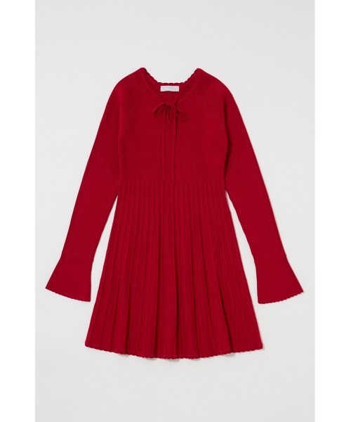 MOUSSY（マウジー） ワンピース PICO RIBBON ミニドレス : ZOZOTOWN