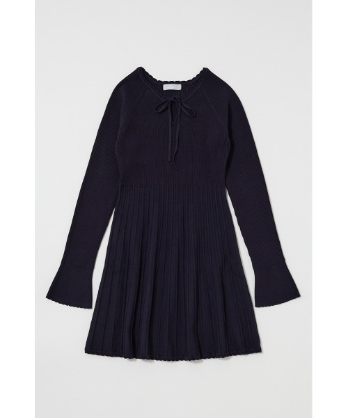 MOUSSY（マウジー） ワンピース PICO RIBBON ミニドレス : ZOZOTOWN