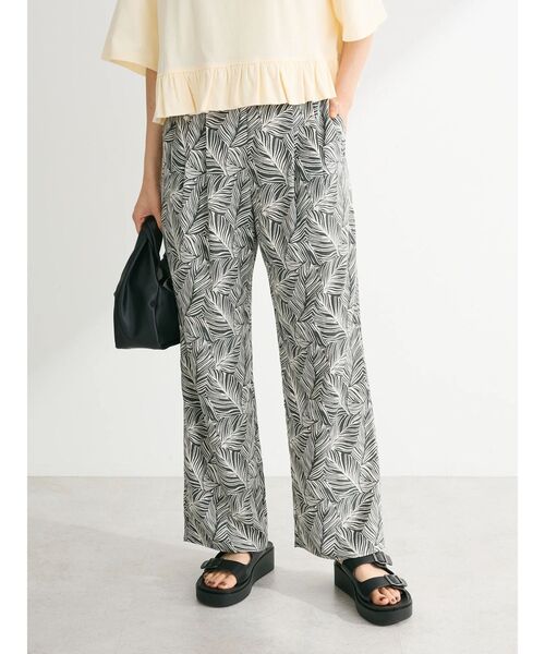 「Green Parks」 イージーパンツ FREE グリーン レディース_画像2