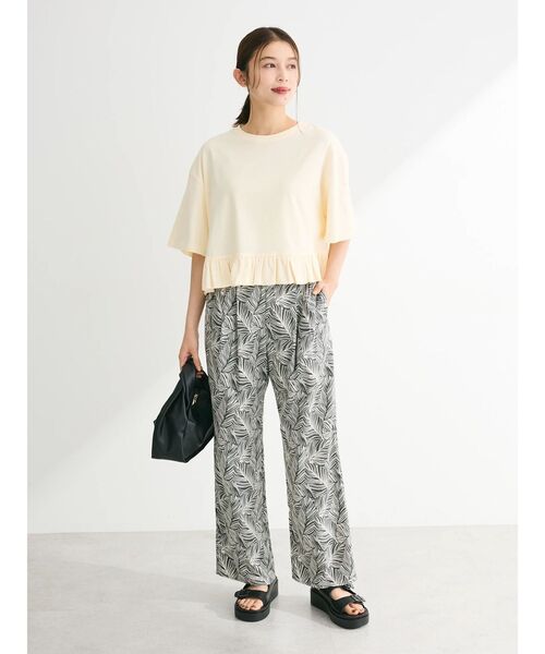 「Green Parks」 イージーパンツ FREE グリーン レディース_画像6