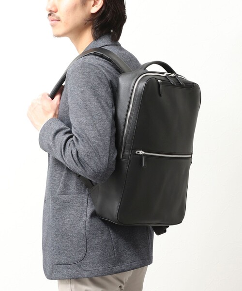 デイバック リュック 「ビジカジ対応」 LEATHER BACKPACK メンズ | NOLLEY'S LIGHT | 02
