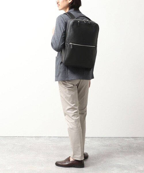 デイバック リュック 「ビジカジ対応」 LEATHER BACKPACK メンズ | NOLLEY'S LIGHT | 04