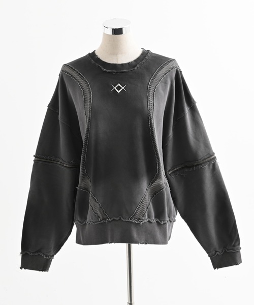 REFLEM フレイム スウェット　ジッパー　オーバー　トレーナー　レフレム REFLEM（レフレム） トレーナー スウェット 「REFLEM/レフレム