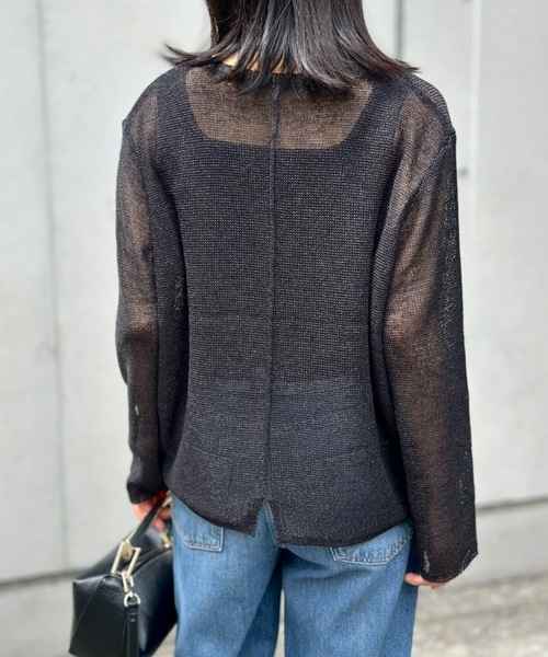 「Emma Taylor」 長袖カットソー FREE ブラック レディース_画像3