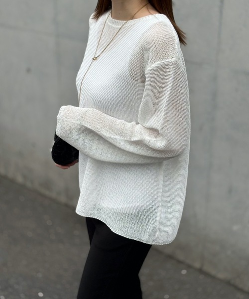 「Emma Taylor」 長袖カットソー FREE ブラック レディース_画像5