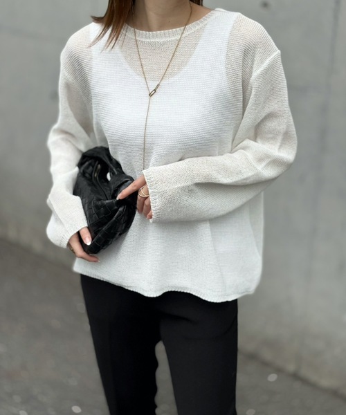 「Emma Taylor」 長袖カットソー FREE ブラック レディース_画像7