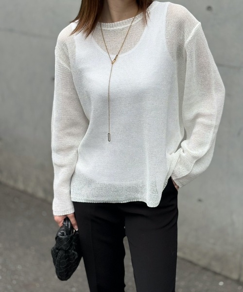 「Emma Taylor」 長袖カットソー FREE ブラック レディース_画像8