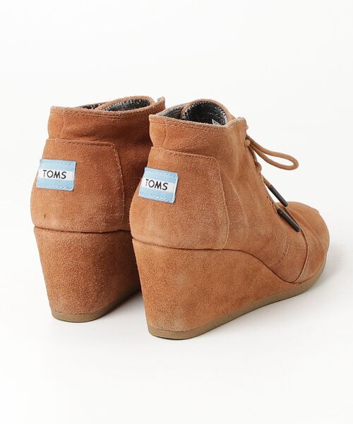 「TOMS」 シューズ US7 ブラウン レディース_画像2