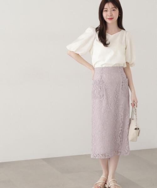 「PROPORTION BODY DRESSING」 タイトスカート MEDIUM グレー レディース_画像4