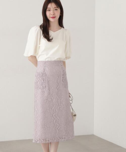 「PROPORTION BODY DRESSING」 タイトスカート MEDIUM グレー レディース_画像6