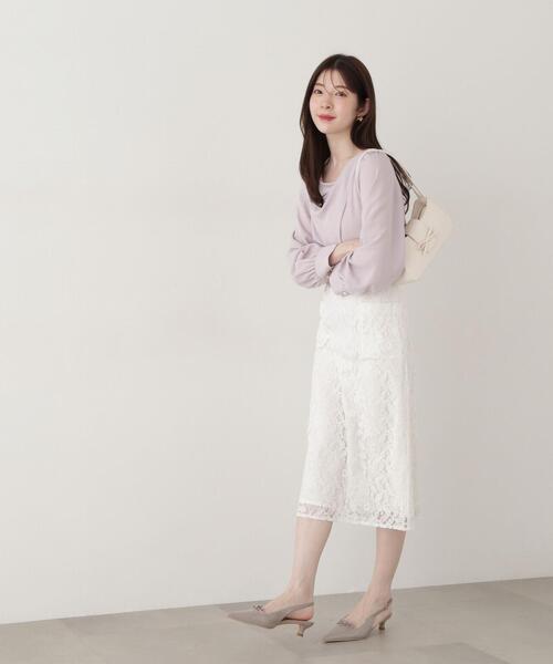 「PROPORTION BODY DRESSING」 タイトスカート MEDIUM グレー レディース_画像9