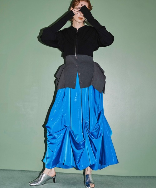 OMMO（オーエムエムオー） スカート UP TUCK VOLUME SK : ZOZOTOWN