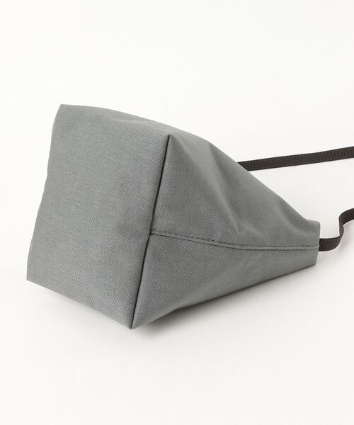 Herve Chapelierショルダーバッグ (グレー) Herve Chapelier（エルベシャプリエ） ワンポイントショルダーバッグ