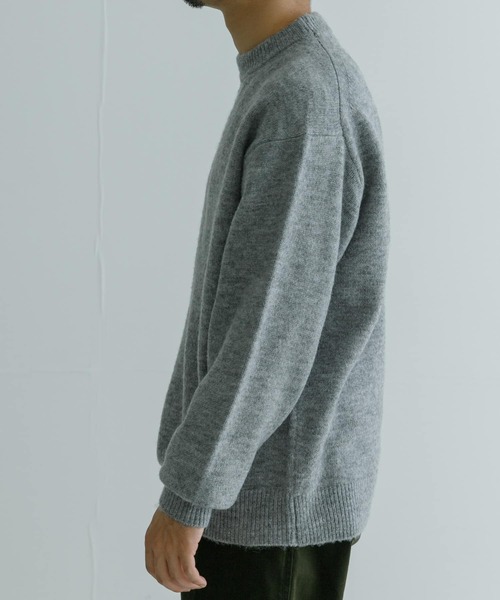 「URBAN RESEARCH」 長袖ニット LARGE ネイビー メンズ_画像2