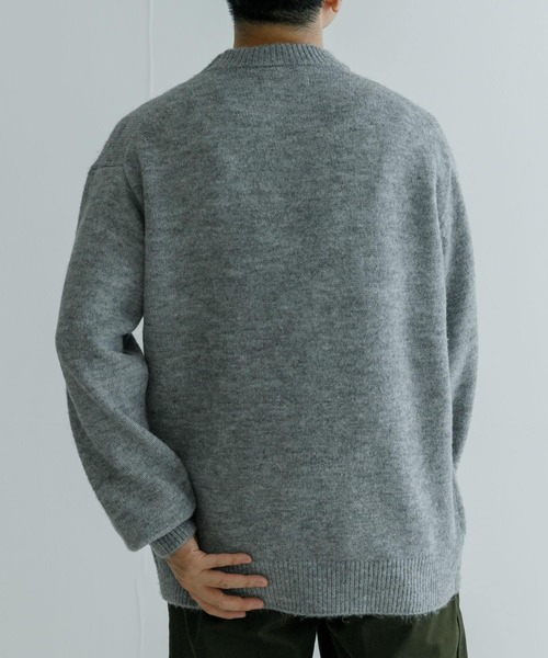 「URBAN RESEARCH」 長袖ニット LARGE ネイビー メンズ_画像3