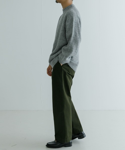 「URBAN RESEARCH」 長袖ニット LARGE ネイビー メンズ_画像6