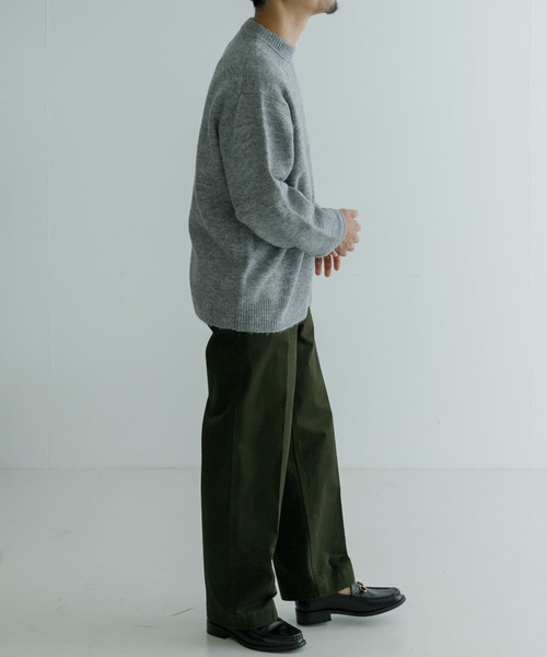「URBAN RESEARCH」 長袖ニット LARGE ネイビー メンズ_画像8