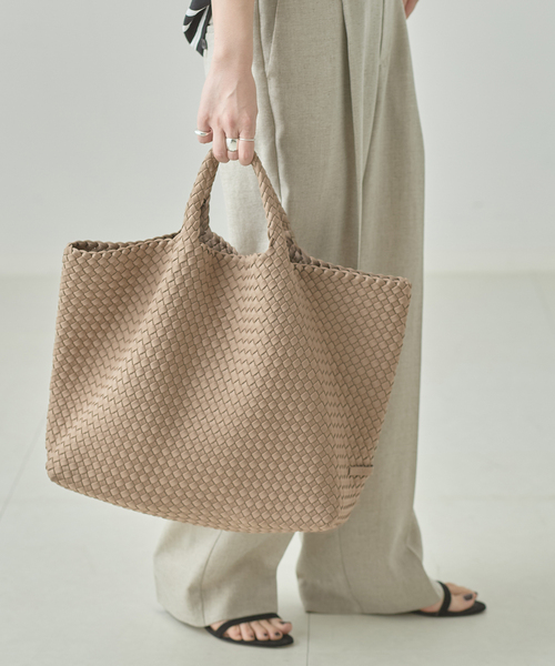 トートバッグ 「追加」「NAGHEDI/ナゲディ」ST BARTHES LARGE TOTE：トートバッグ レディース