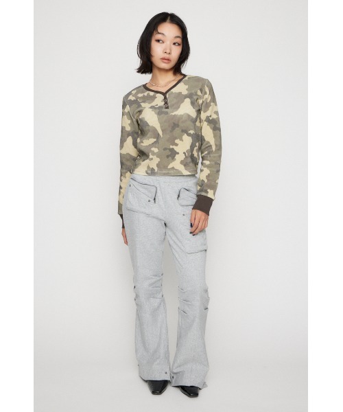 LAGUA GEM（ラグアジェム） tシャツ CAMOUFLAGE CUT トップス